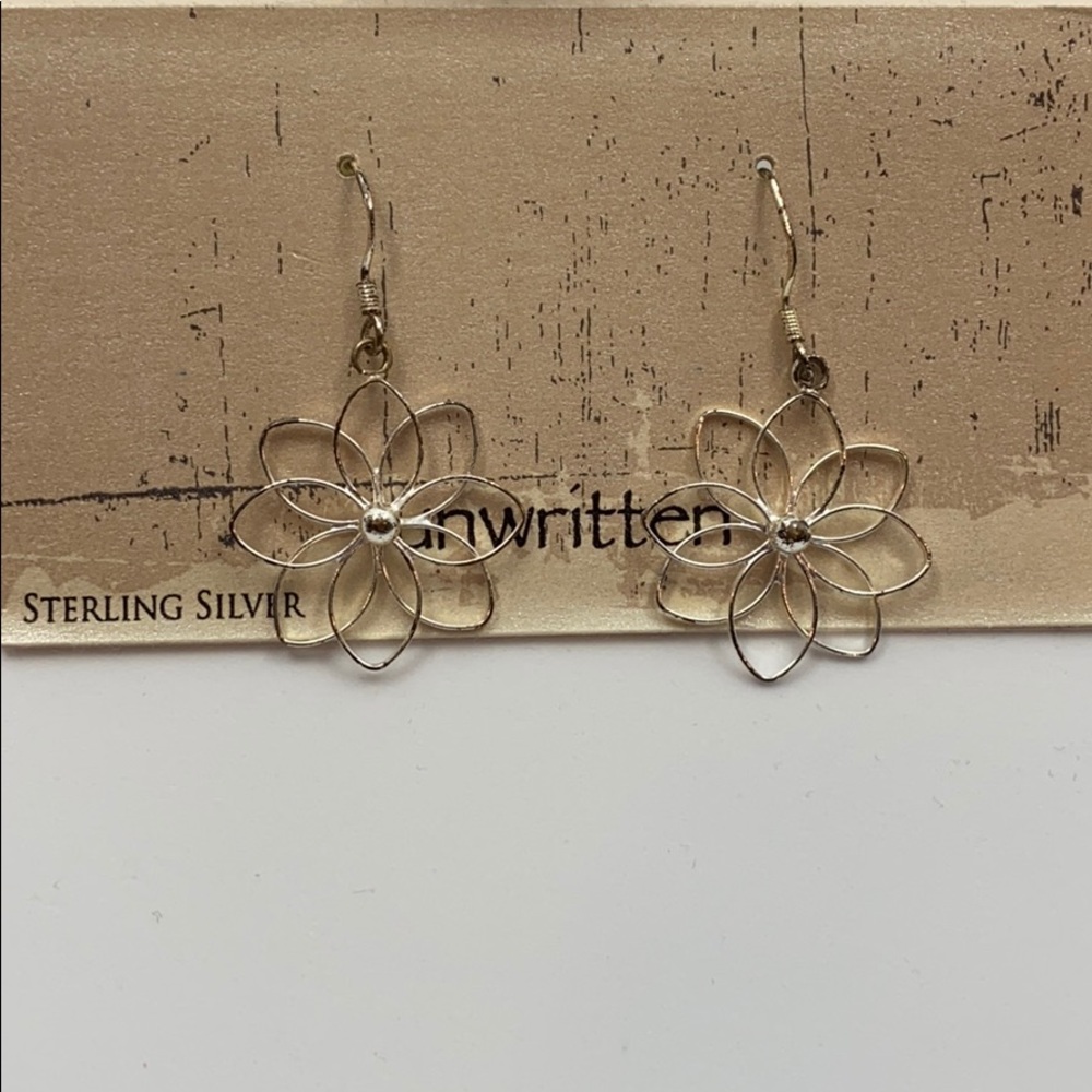 Dangle Flower Earrings